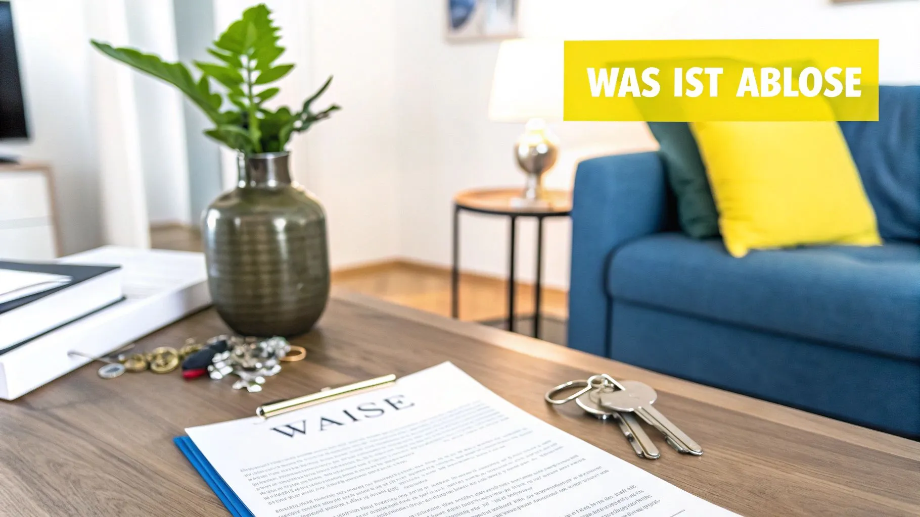 Einbauküche in einer Wohnung, die per Ablösevereinbarung an den Nachmieter verkauft wird