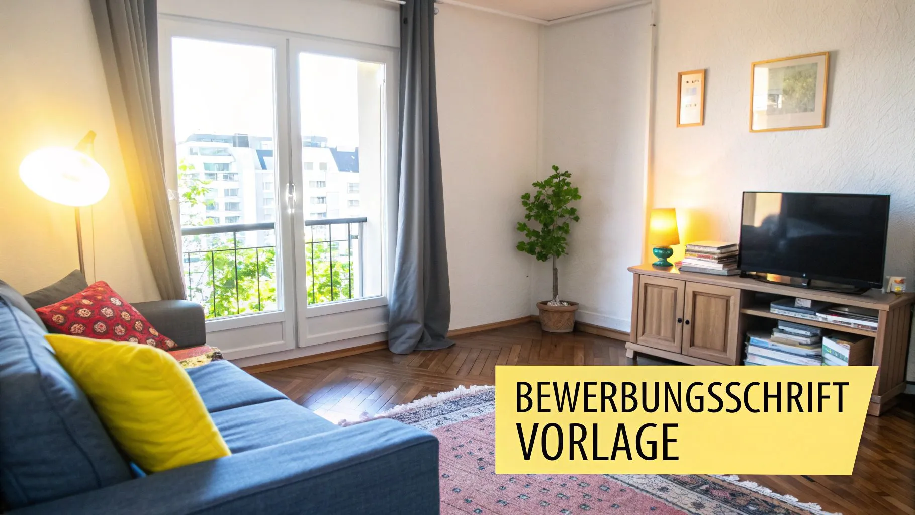Wohnungsbewerber übergibt dem Vermieter seine Bewerbungsunterlagen