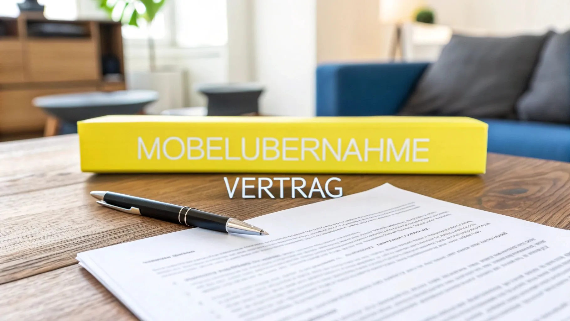 Möbel und Einbauküche in einer Wohnung als Gegenstand eines Übernahmevertrags