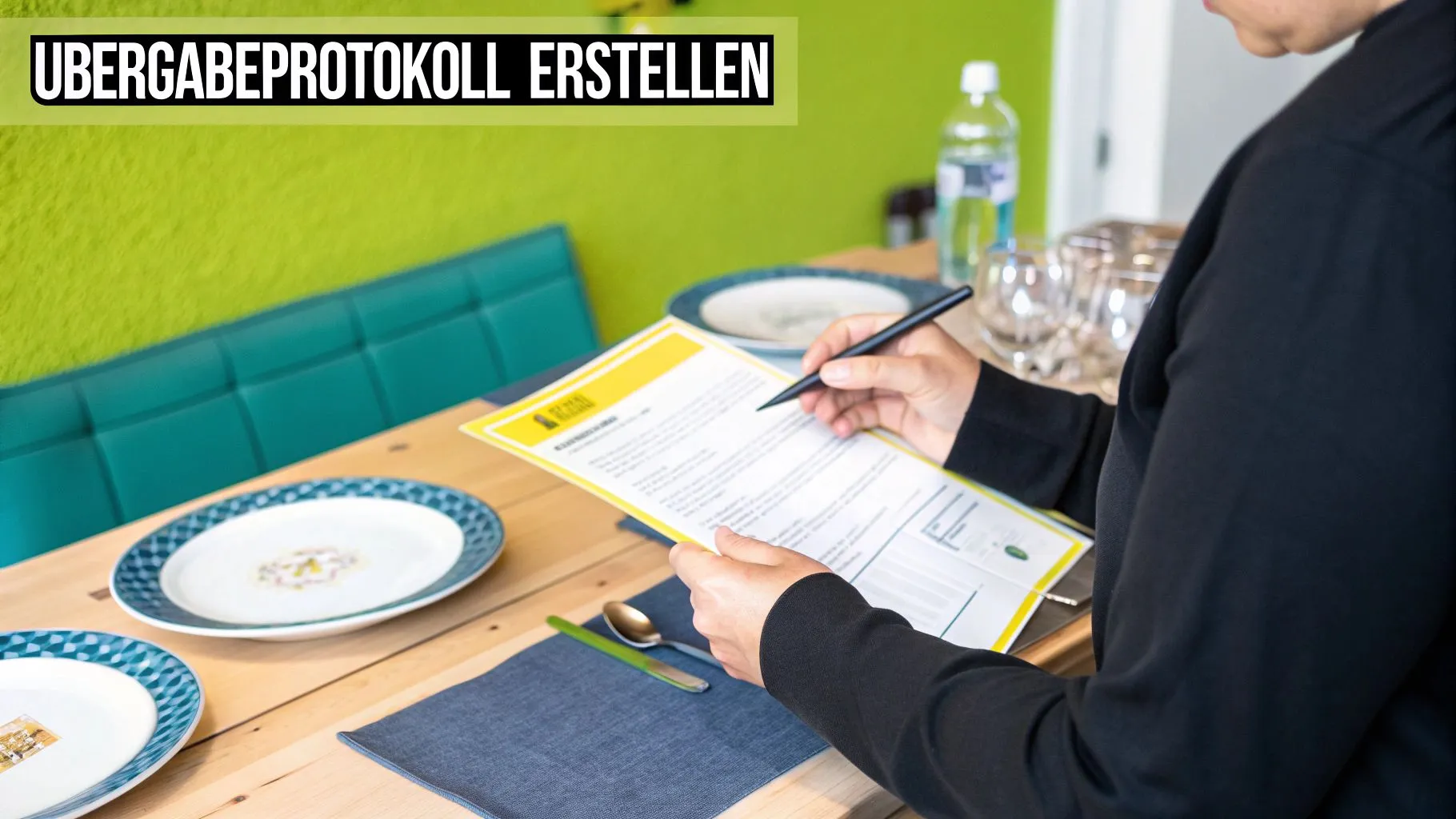 Mustervorlage für einen Vertrag zur Möbelübernahme