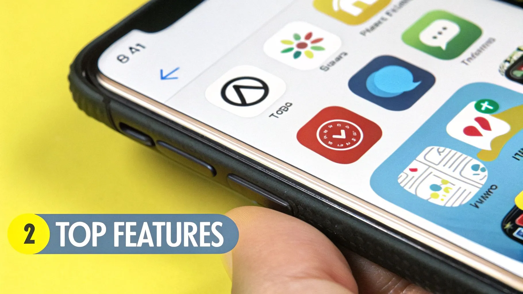 Smartphone mit verschiedenen Apps für die Wohnungssuche im Überblick