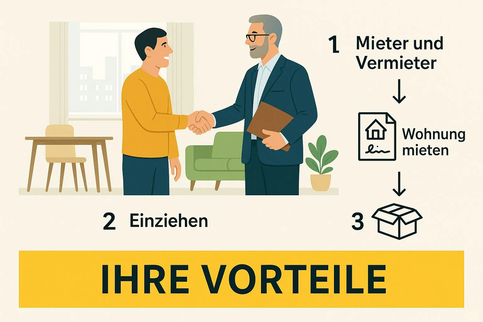 Küche mit Notizen zur Berechnung des Zeitwerts für die Ablöse